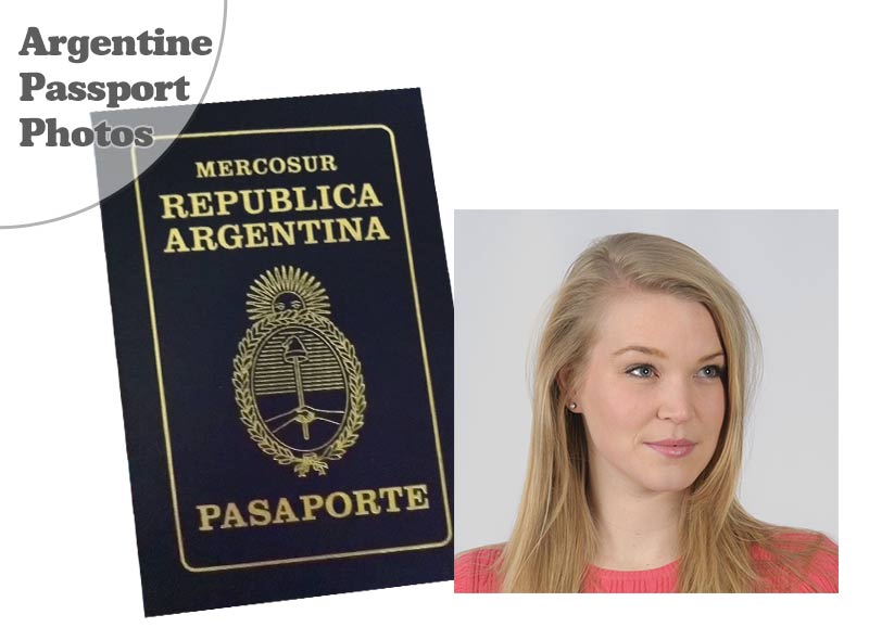Argentine passport photos Available online or at our studio
