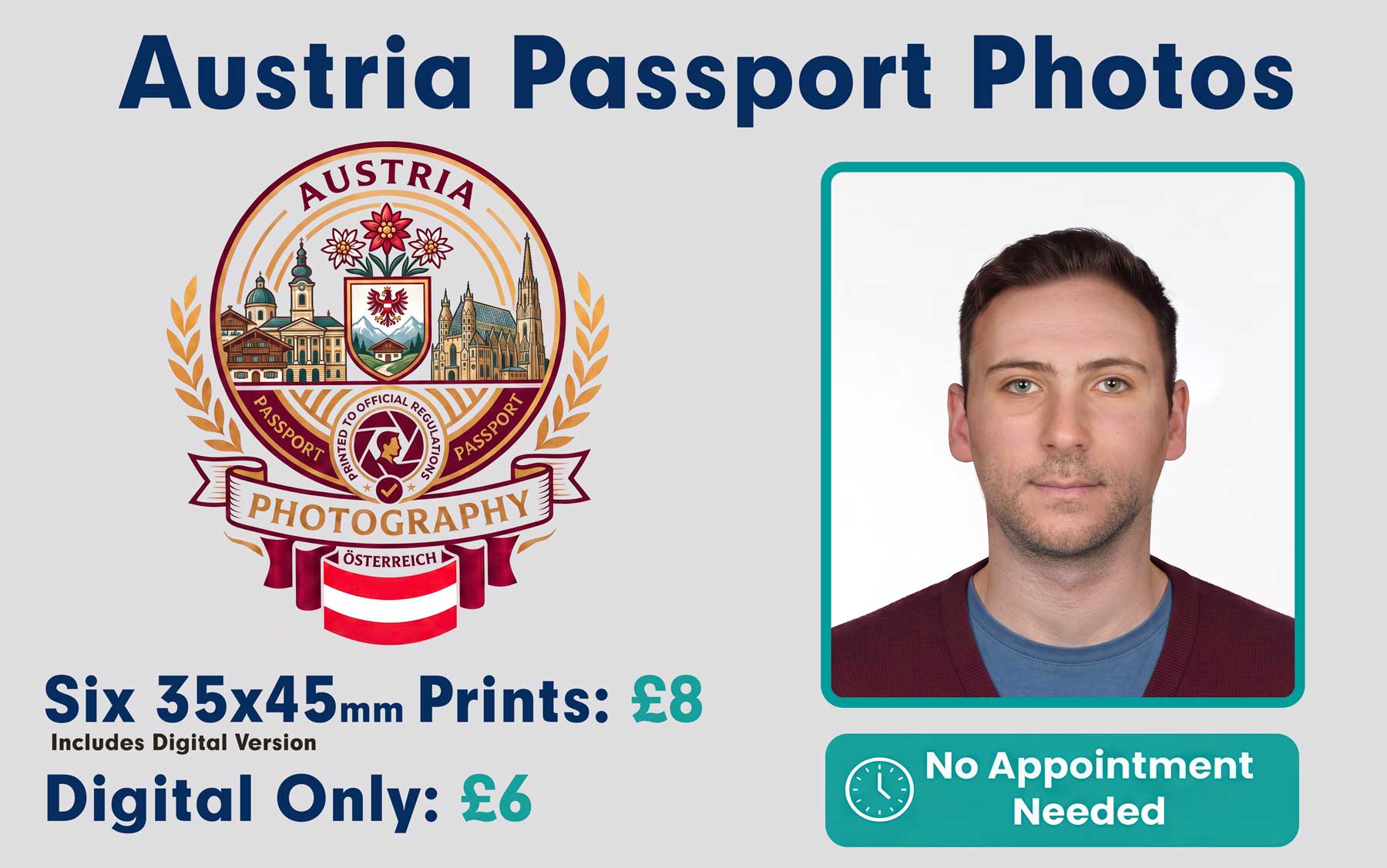 Argenina passport and visa photo serivce