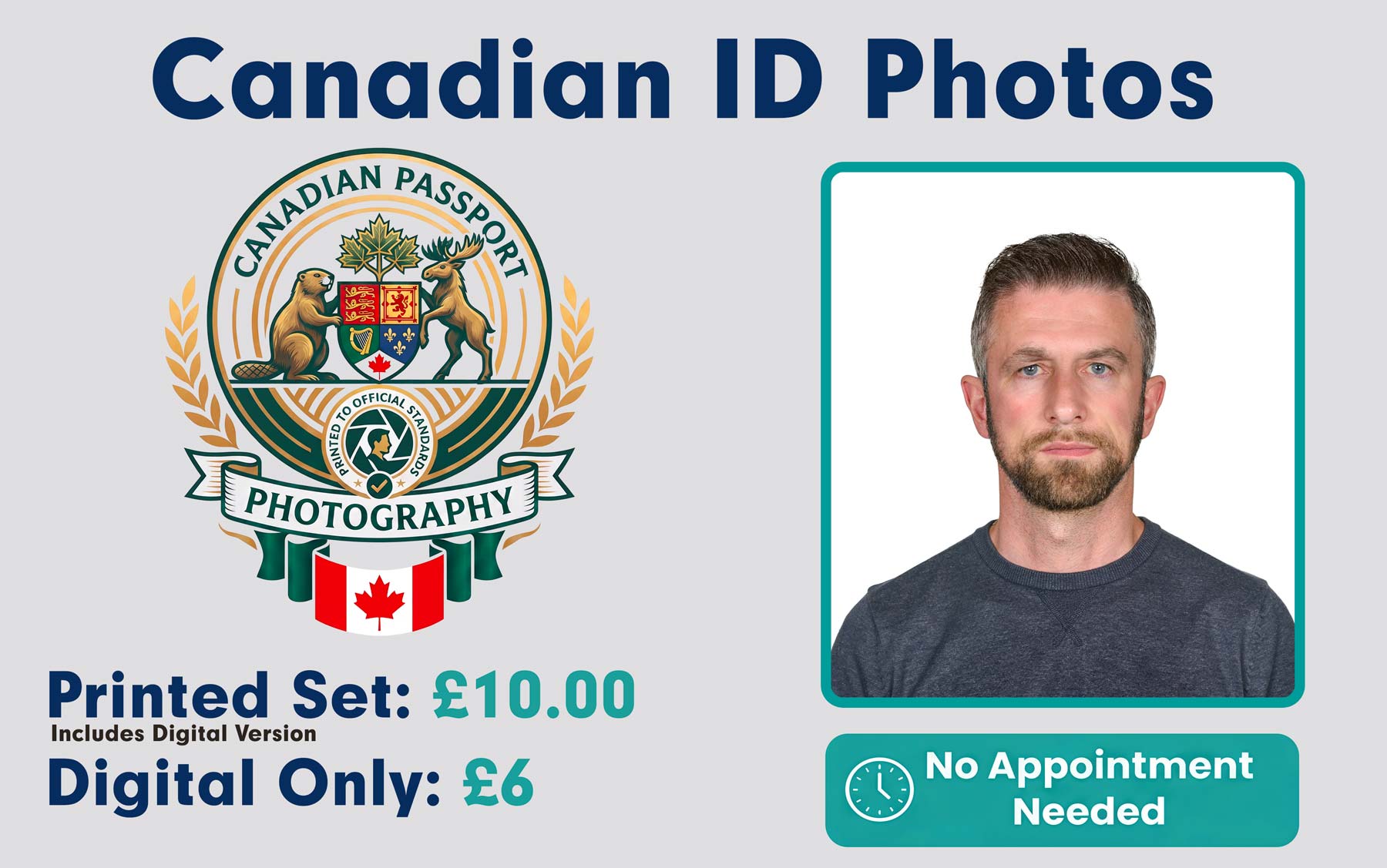Canadian passport and visa photo serivce