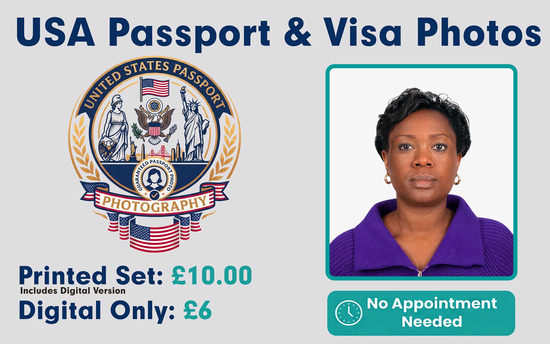 USA passport and visa photo serivce