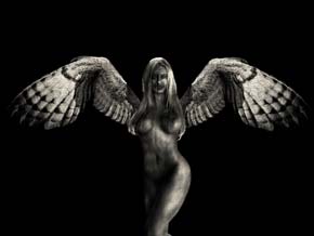 Winged Statue - Glamour Model